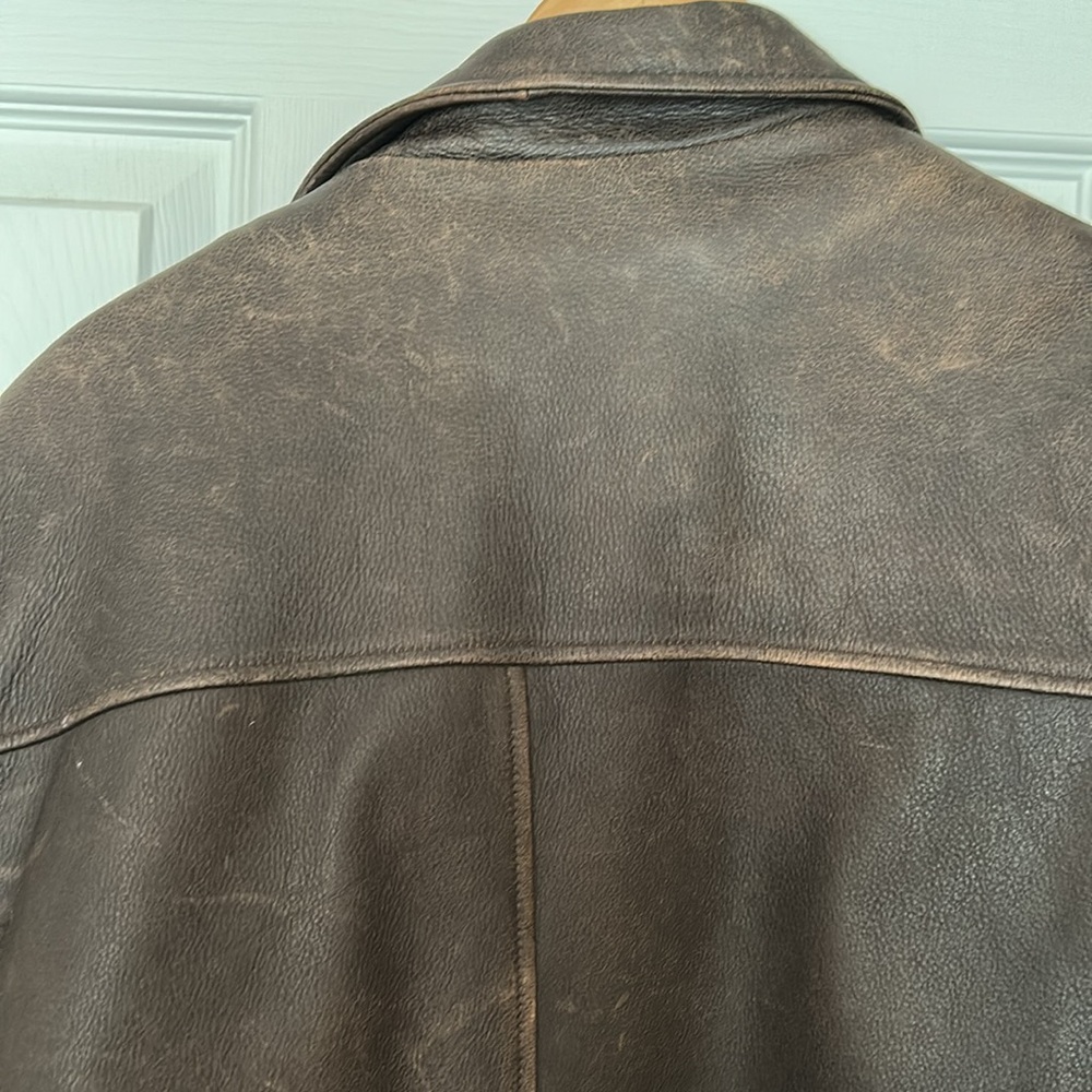 Vintage Wilsons Leather Brown Leather Jacket XL Thinsulate Removable Lining - Picture 10 of 16